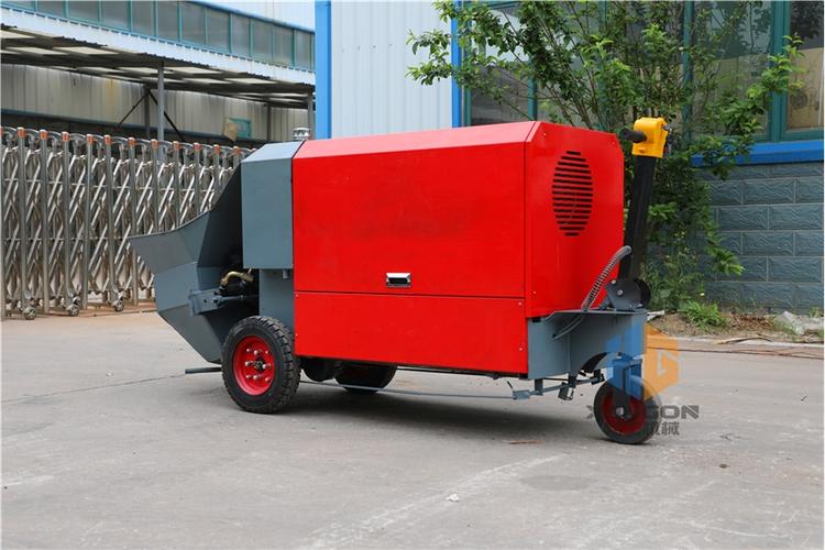 山东翔工机械混凝土浇注泵二构工程地坪柱子自建房用泵车